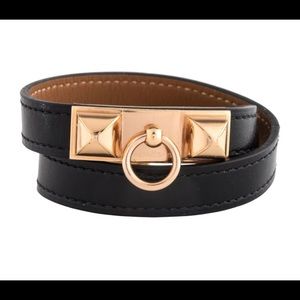 Hermes Kelly Rivale Double Tour Bracelet